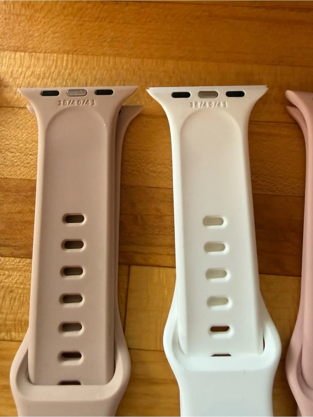 Silicone Replacement Apple Watch Bands - Assorted Colors